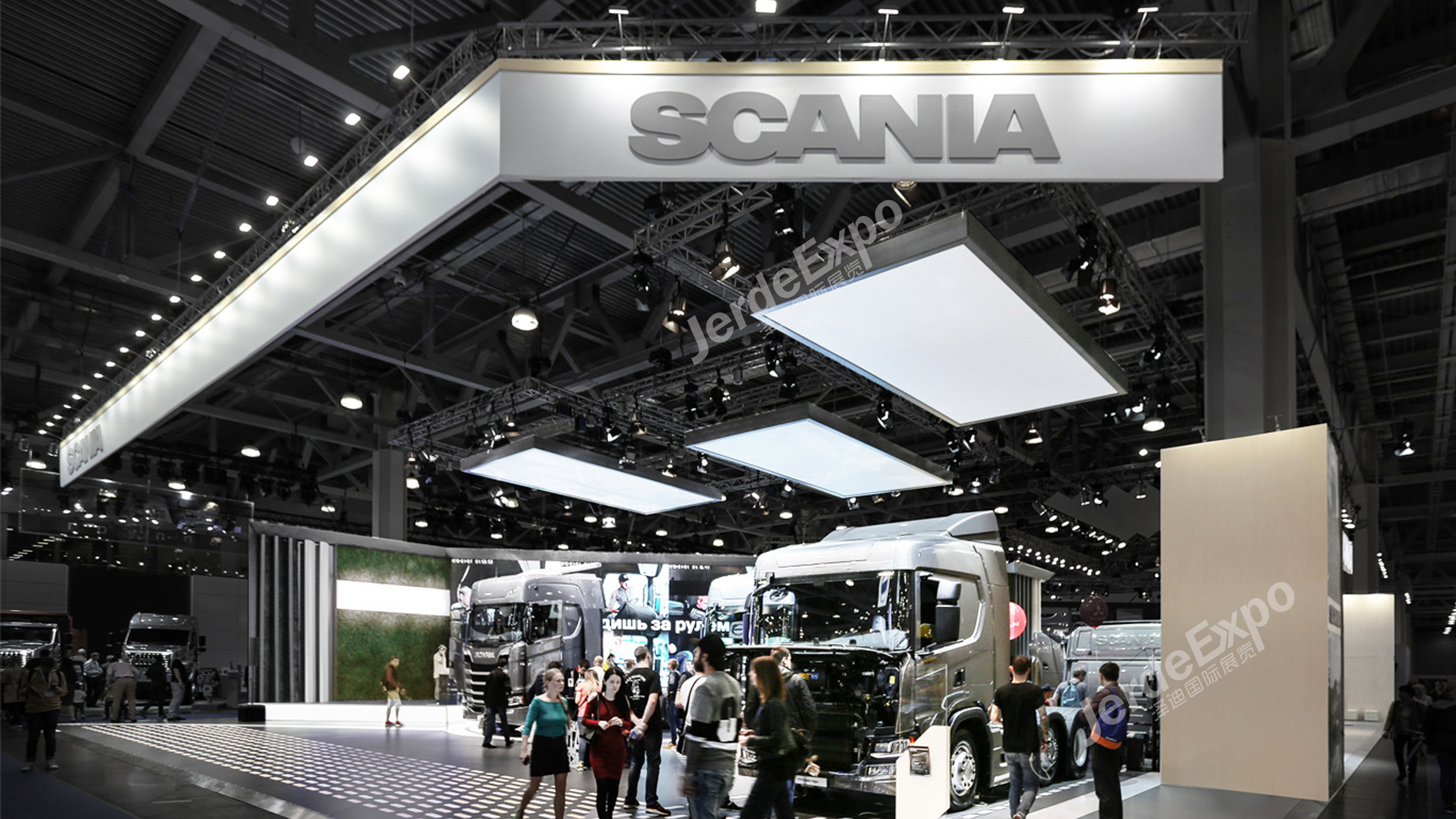 展臺雙重疊造型設計