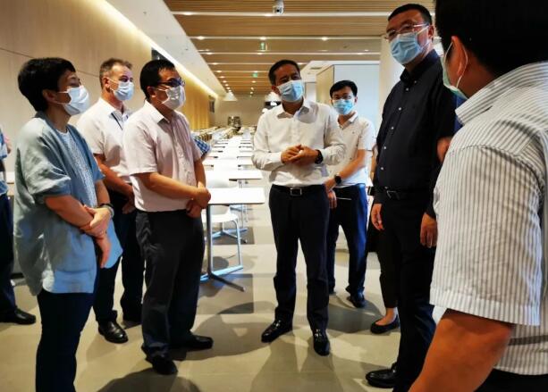 區領導調研深圳會展中心復工復產情況