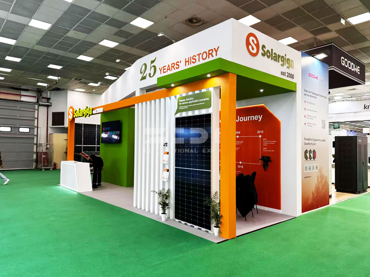 27㎡南非光伏能源展位設(shè)計(jì)