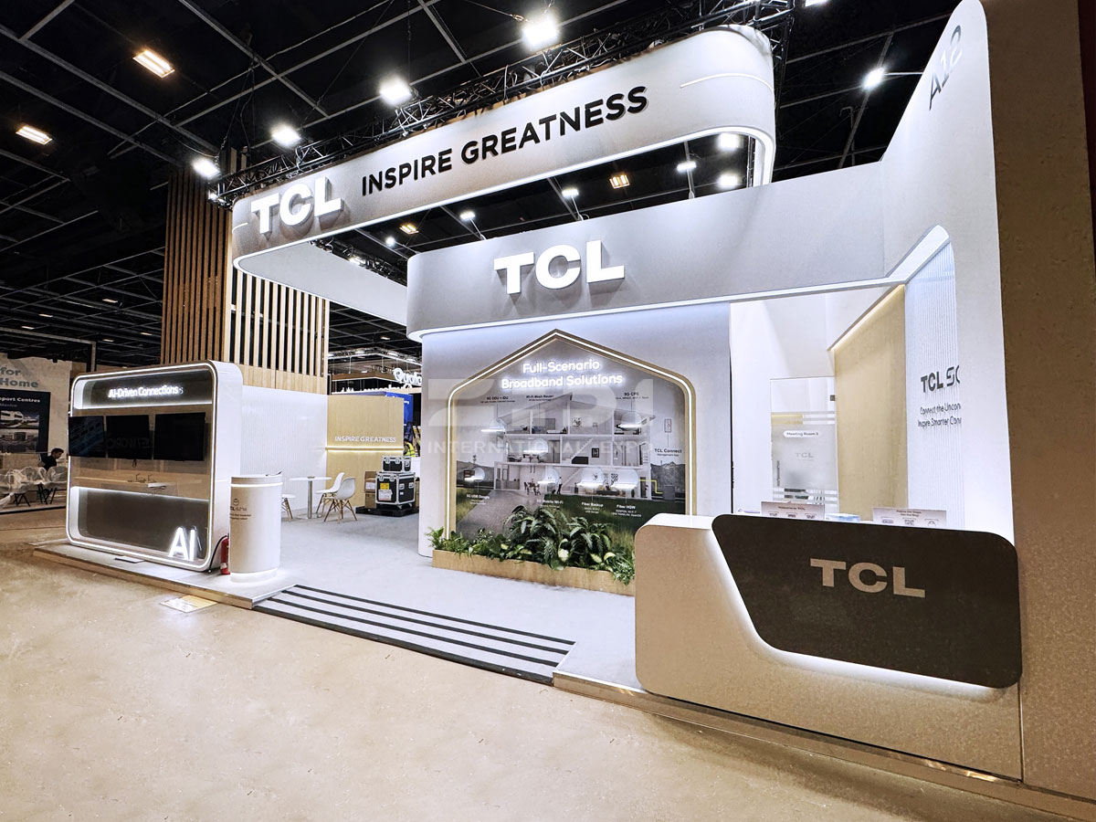 法國巴黎寬帶展臺(tái)制作